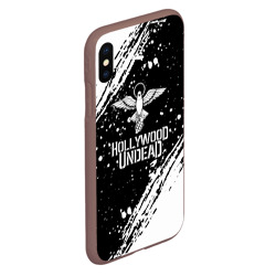 Чехол для iPhone XS Max матовый Hollywood Undead - фото 2