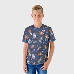 Детская футболка 3D Морские Котики: Цветное - фото 2