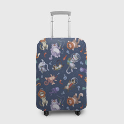 Чехол для чемодана 3D Морские Котики: Цветное