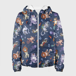 Женская куртка 3D Морские Котики: Цветное
