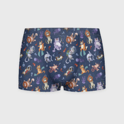Мужские трусы 3D Морские Котики: Цветное