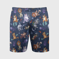 Мужские шорты спортивные Морские Котики: Цветное