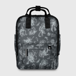 Женский рюкзак 3D Морские Котики: Черный