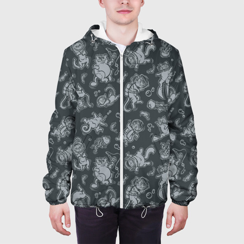 Мужская куртка 3D Морские Котики: Черный, цвет 3D печать - фото 4