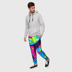 Мужские брюки 3D Color abstract pattern Summer - фото 2