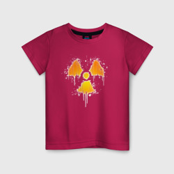 Детская футболка хлопок Radioactive symbol