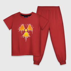 Детская пижама хлопок Radioactive symbol