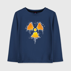 Детский лонгслив хлопок Radioactive symbol