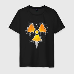 Мужская футболка хлопок Radioactive symbol