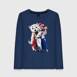 Женский лонгслив хлопок Gin Tama Sadaharu