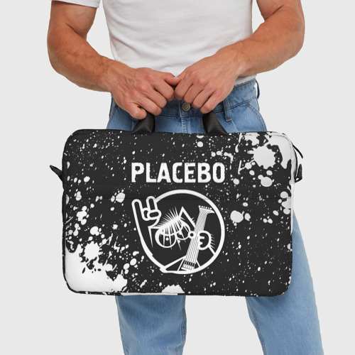 Сумка для ноутбука 3D Placebo - КОТ - Брызги, цвет 3D печать - фото 5