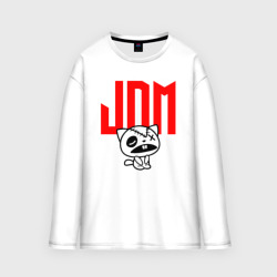 Мужской лонгслив oversize хлопок JDM Kitten-Zombie Japan