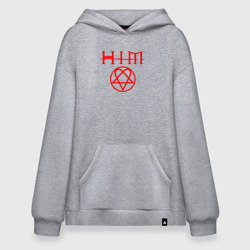 Худи SuperOversize хлопок Him logo