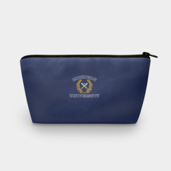 Косметичка 3D Michigan University - лого американского университета на синем