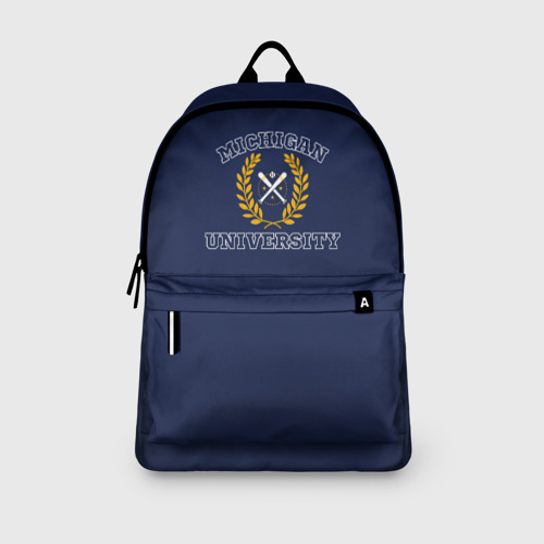Рюкзак 3D Michigan University - лого американского университета на синем - фото 4