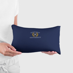 Подушка 3D антистресс Michigan University - лого американского университета на синем - фото 2