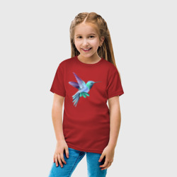 Детская футболка хлопок Красивая колибри - фото 2