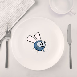 Набор: тарелка + кружка Прикольный комарик - фото 2