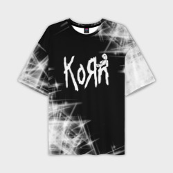 Мужская футболка oversize 3D Korn КоРн