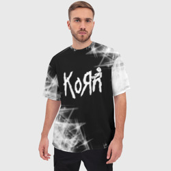 Мужская футболка oversize 3D Korn КоРн - фото 2
