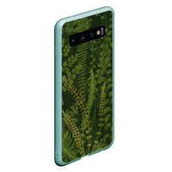 Чехол для Samsung Galaxy S10 Цветы Зеленые Папоротники - фото 2
