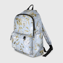 Рюкзак 3D Цветы Золотые Листья