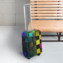 Чехол для чемодана 3D Colored Geometric 3D pattern - фото 2