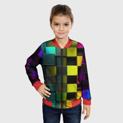 Детский бомбер 3D Colored Geometric 3D pattern - фото 2