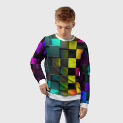 Детский свитшот 3D Colored Geometric 3D pattern - фото 2