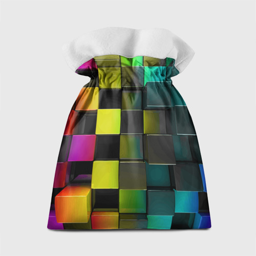 Подарочный 3D мешок Colored Geometric 3D pattern - фото 2