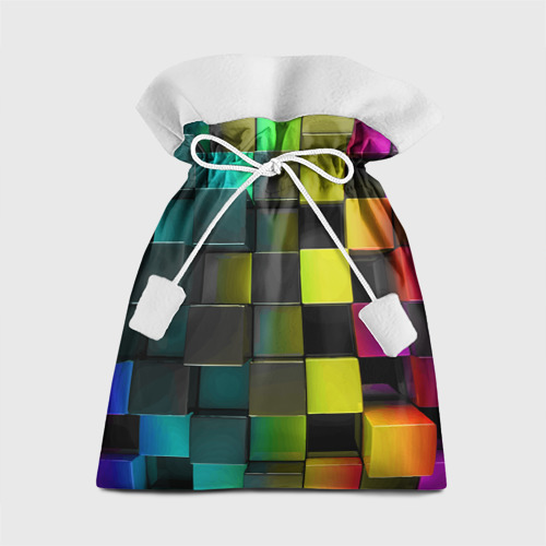 Подарочный 3D мешок Colored Geometric 3D pattern