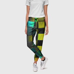 Женские брюки 3D Colored Geometric 3D pattern - фото 2