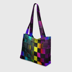 Пляжная сумка 3D Colored Geometric 3D pattern - фото 2