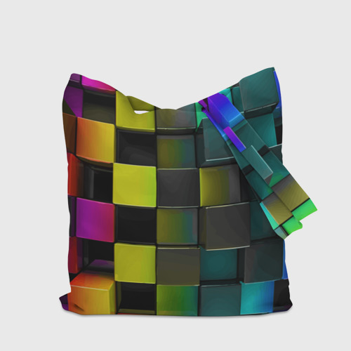 Шоппер 3D Colored Geometric 3D pattern - фото 5