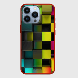 Чехол для iPhone 13 Pro Colored Geometric 3D pattern