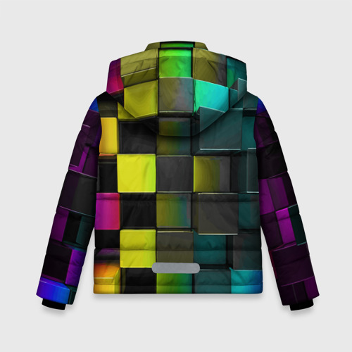 Зимняя куртка для мальчиков 3D Colored Geometric 3D pattern, цвет красный - фото 2