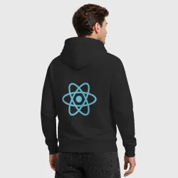 Мужская толстовка хлопок React Javascript библиотека - фото 2