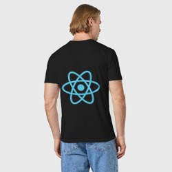 Мужская футболка хлопок React Javascript библиотека - фото 2