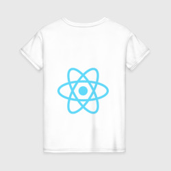 Женская футболка хлопок React Javascript библиотека
