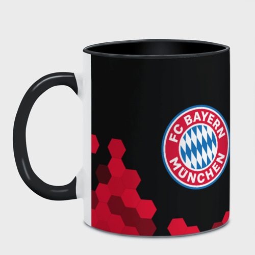 Кружка с полной запечаткой Bayern Bayern Футбольный Клуб, цвет белый + черный - фото 2