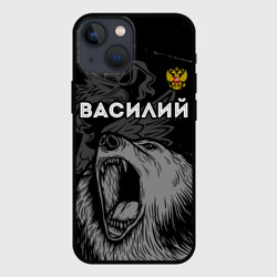 Чехол для iPhone 13 mini Василий Россия Медведь