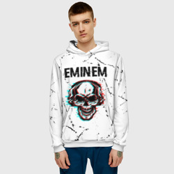 Мужская толстовка 3D Eminem череп Потертости - фото 2
