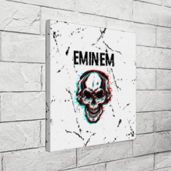 Холст квадратный Eminem череп Потертости - фото 2