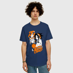 Мужская футболка хлопок Oversize Шаман Кинг Shaman king Йо - фото 2