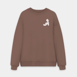 Мужской свитшот oversize без начеса хлопок KoЯn