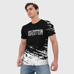 Мужская футболка 3D LED Zeppelin лед Зеппелин - фото 2