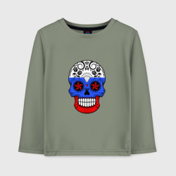 Детский лонгслив хлопок Russian Skull