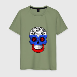 Мужская футболка хлопок Russian Skull