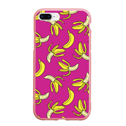 Чехол для iPhone 7Plus/8 Plus матовый Banana pattern Summer Color