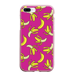 Чехол для iPhone 7Plus/8 Plus матовый Banana pattern Summer Color